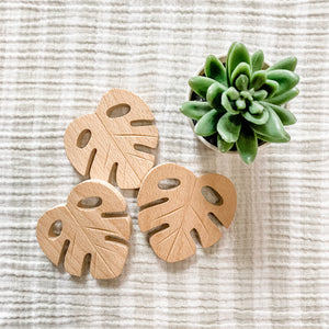 Wood Leaf Teether